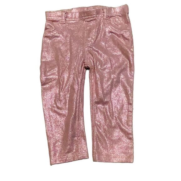 x3 Garanimals Pink Metallic Shimmer Leggings - 12M - Picture 7 of 10